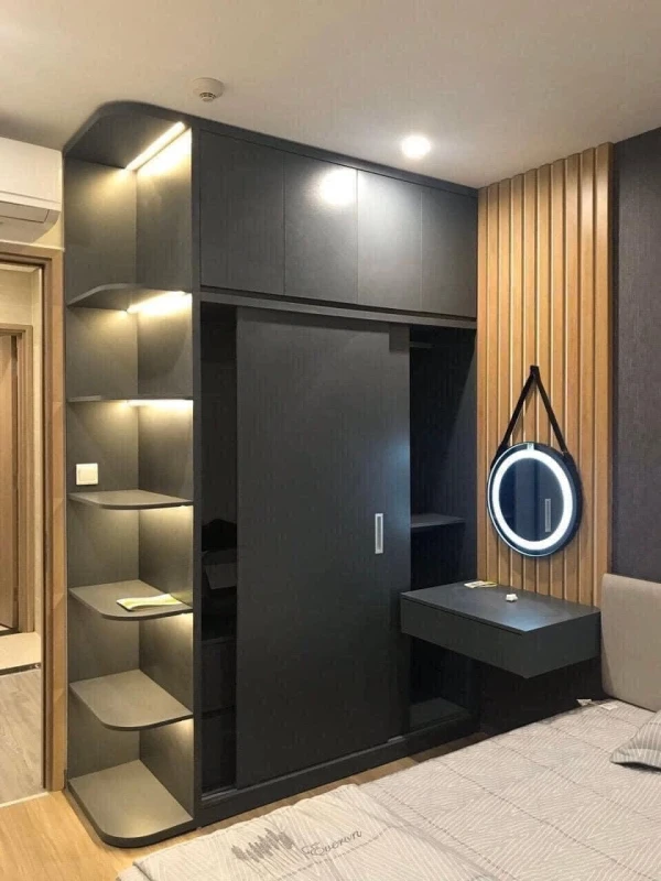  Đóng Tủ Quần Áo Gỗ MDF Theo Yêu Cầu m2