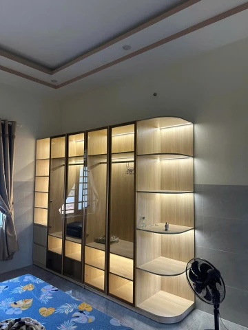 Tủ quần áo cánh kính đóng theo yêu cầu ( TACK 19 )